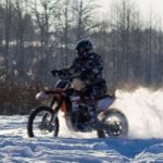 Как ездить на мотоцикле зимой